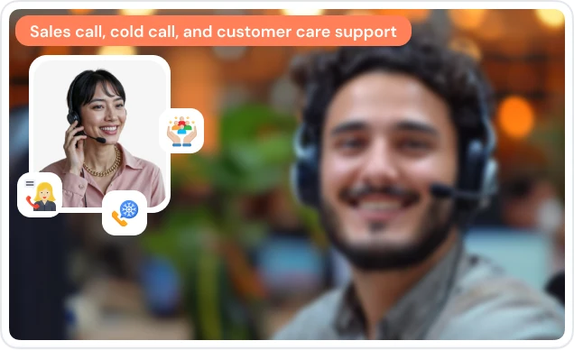 Sales Call, Cold Call, And Customer Care Support