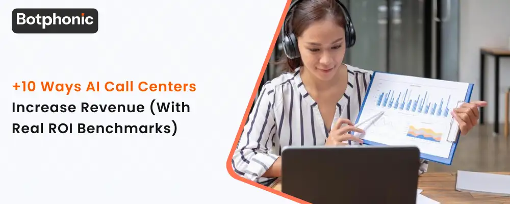 +10 Ways AI Call Centers Increase Revenue (with Real ROI Benchmarks) Botphonic