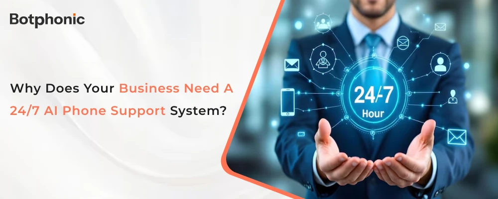 Why Does Your Business Need A 24 7 AI Phone Support System   Botphonic