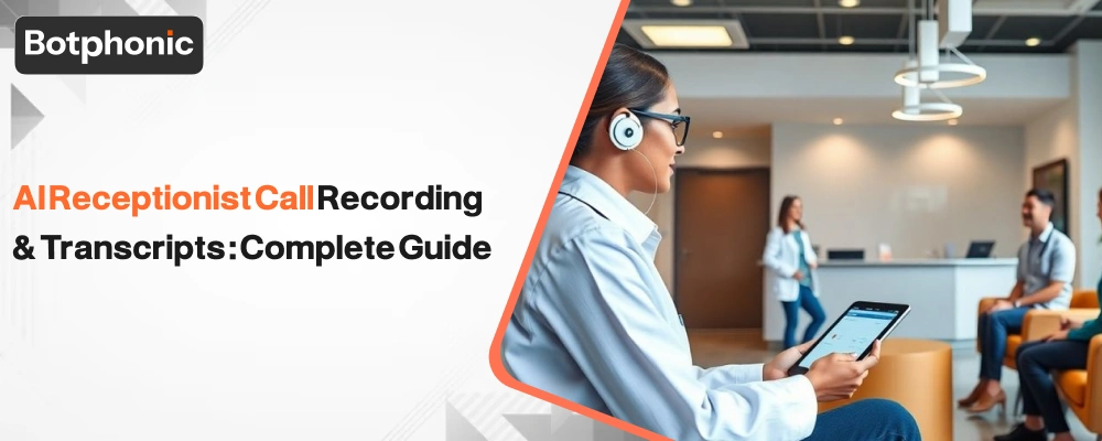 AI Receptionist Call Recording & Transcripts Complete Guide Botphonic