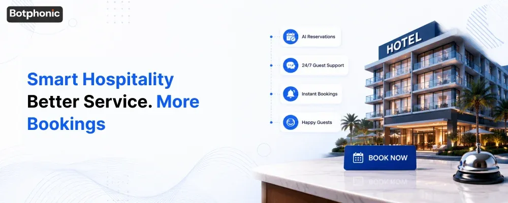 Smart Hospitality Better Service.More Bookings Botphonic AI
