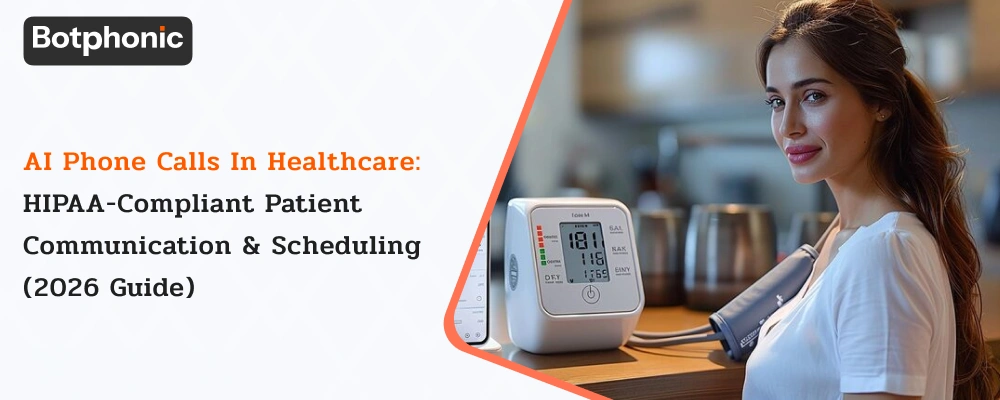 AI Phone Calls In Healthcare HIPAA Compliant Patient Communication & Scheduling (2026 Guide) Botphonic