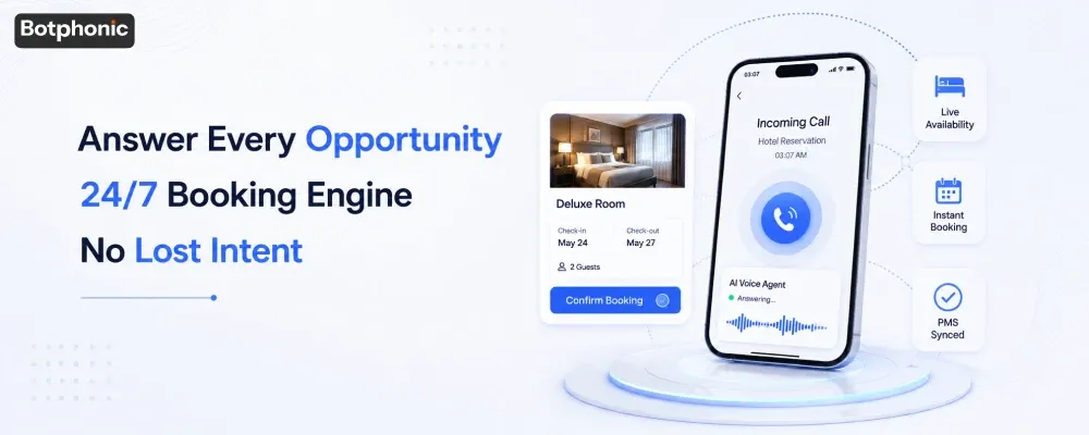 Answer Every Opportunity 24 7 Booking Engine No Lost Intent Botphonic