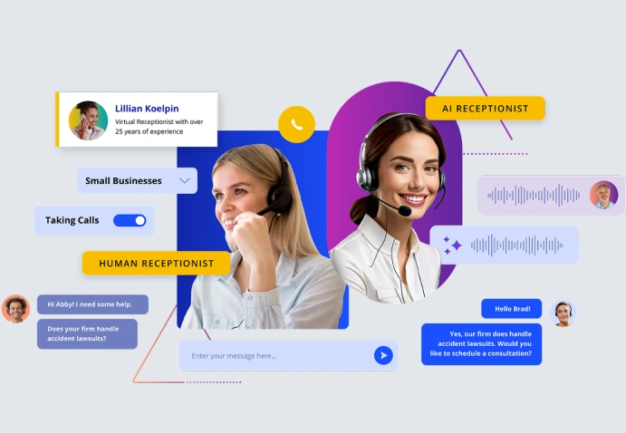 AI Receptionist Greets Professionally