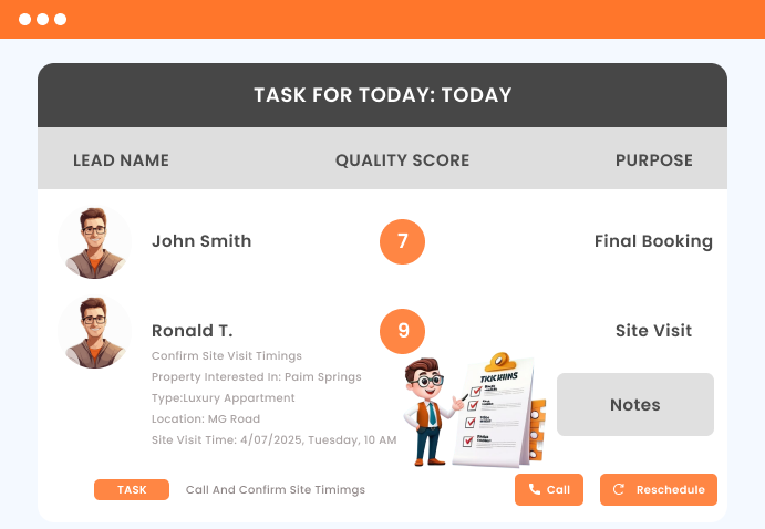 Prospect Calls Or Submits Inquiry