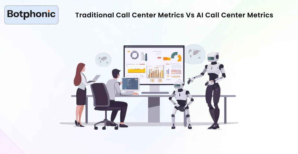 Traditional Call Center Metrics Vs AI Call Center Metrics Botphonic