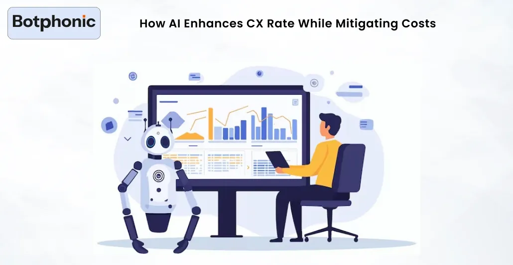 How AI Enhances CX Rate While Mitigating Costs Botphonic