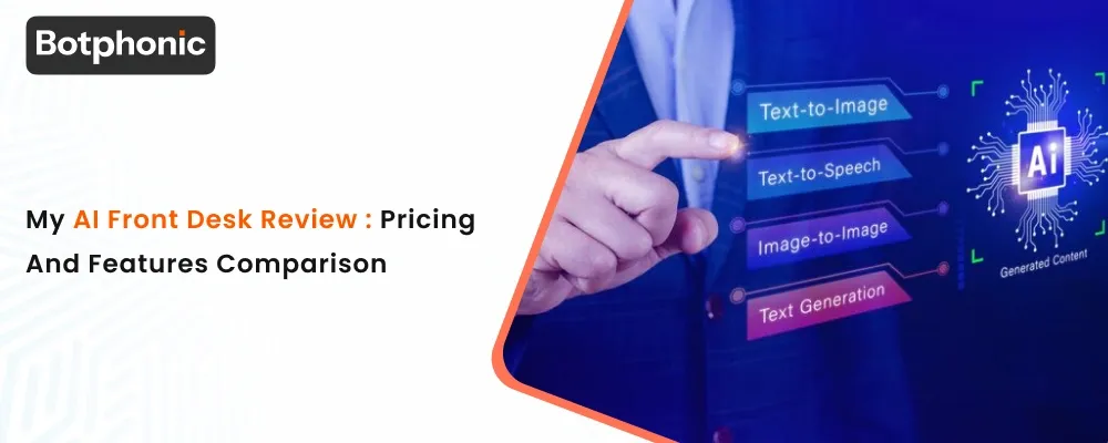 My AI Front Desk Review Pricing And Features Comparison Botphonic