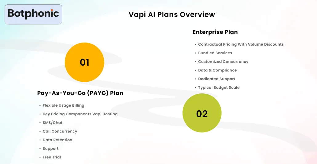 Vapi AI Plans Overview Botphonic 1