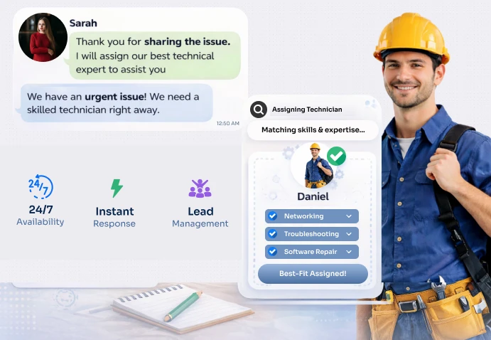 Assigning The Best Fit Person  Botphonic