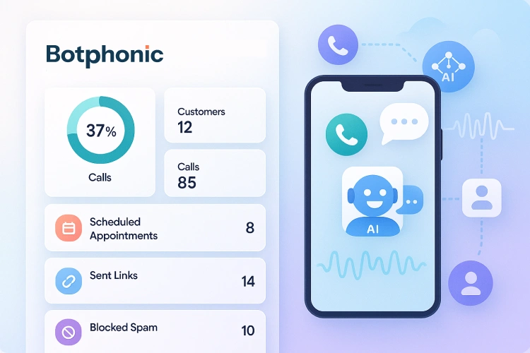 Get Phone Call Analytics With One Single Click   Botphonic