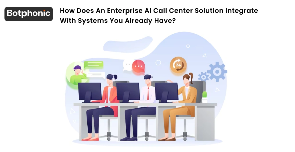 How Does An Enterprise AI Call Center Solution Integrate With Systems You Already Have  Botphonic