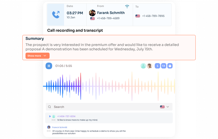Instant Call Summaries   Botphonic