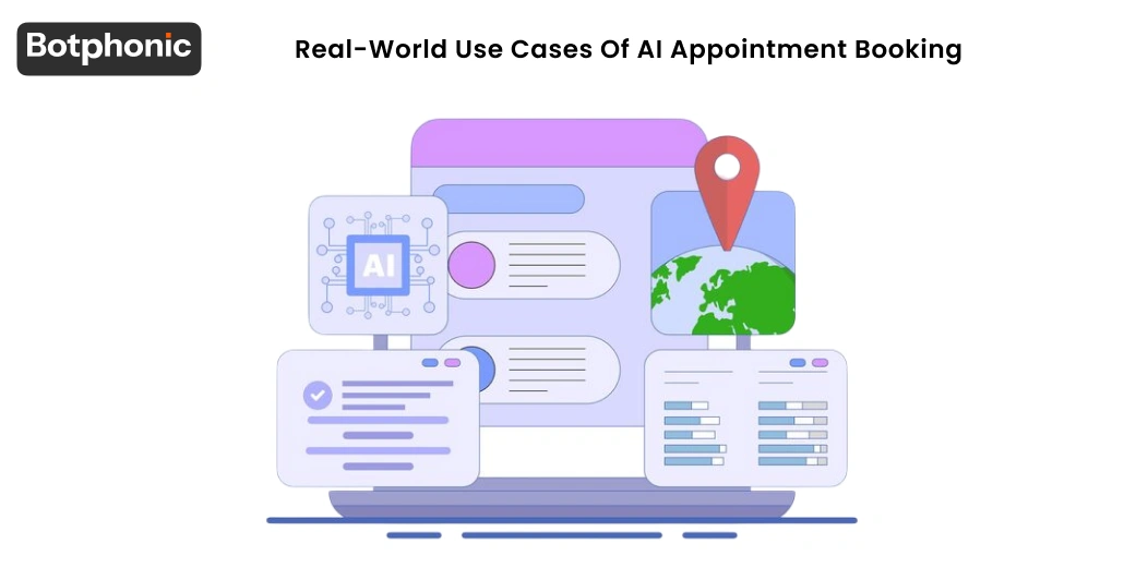 Real World Use Cases Of AI Appointment Booking Botphonic