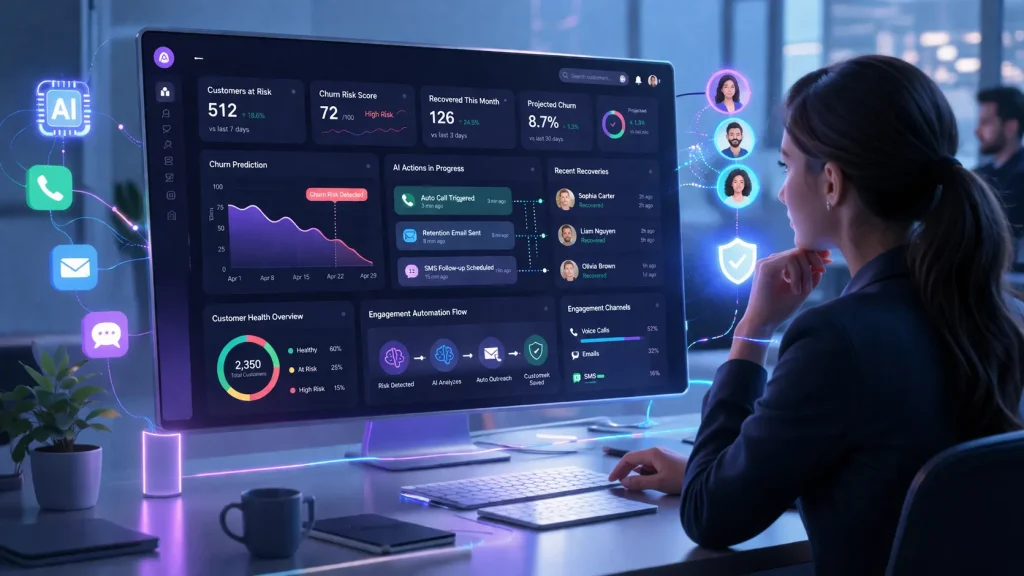 AI Driven Customer Retention Dashboard In Action   Botphonic