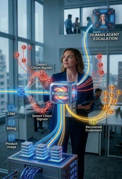 From Churn Signal To Recovered Revenue, On Autopilot   Botphonic AI