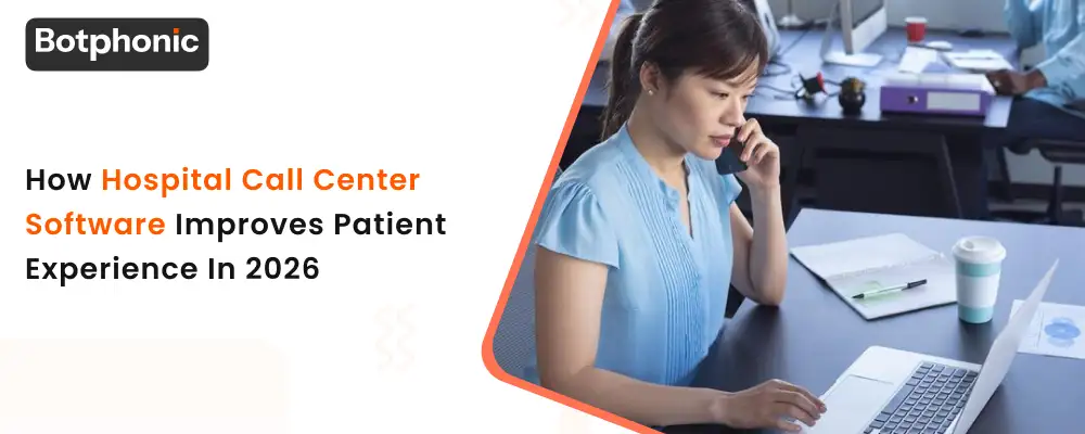 Hospital call center agent using AI software to manage patient calls