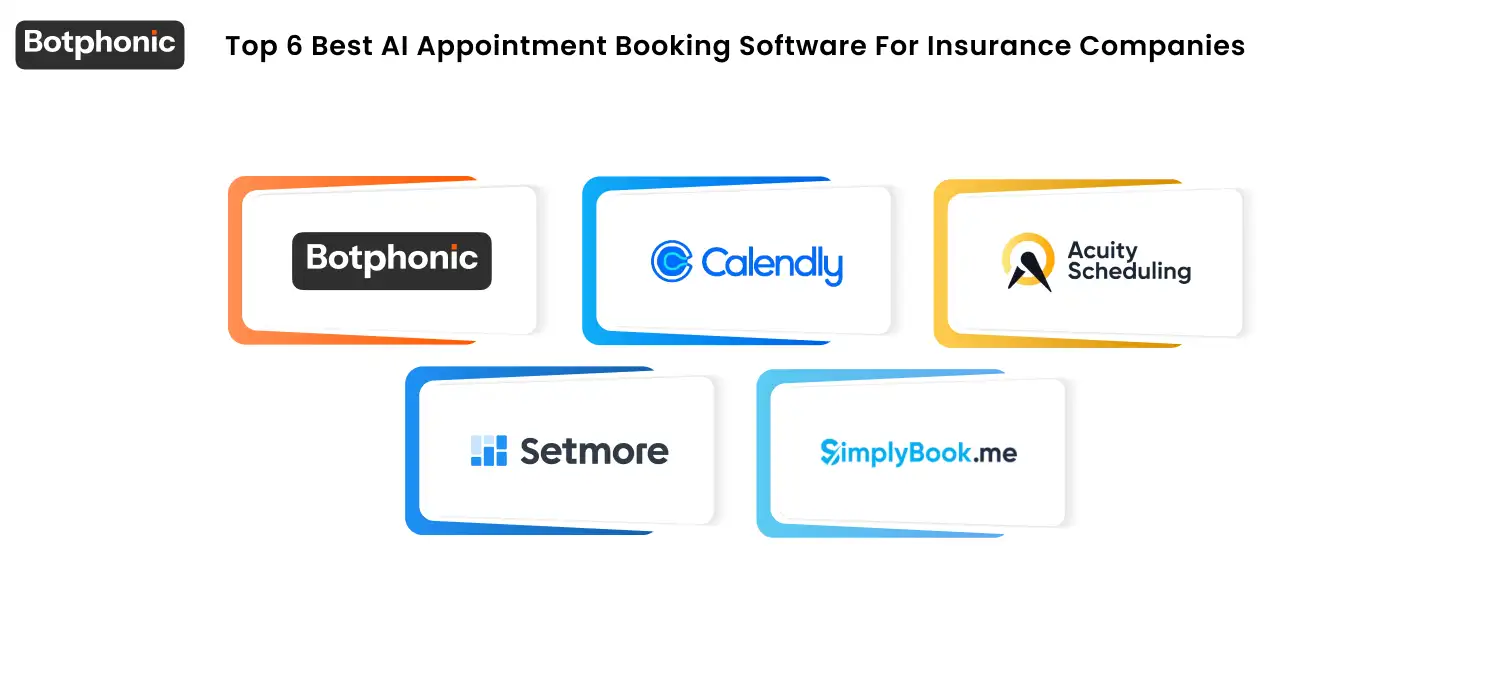 Top 6 Best AI Appointment Booking Software For Insurance Companies Botphonic