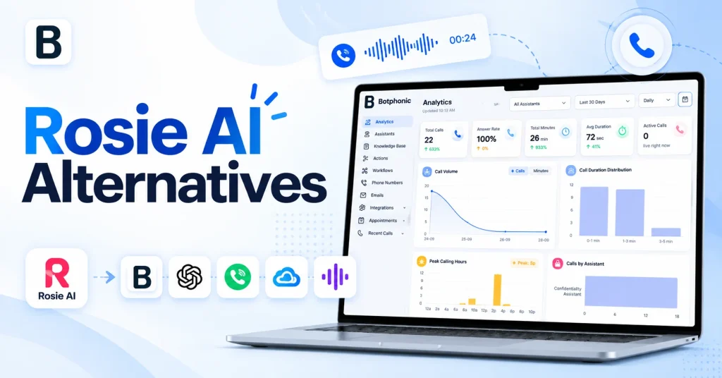 Rosie AI Alternatives Dashboard
