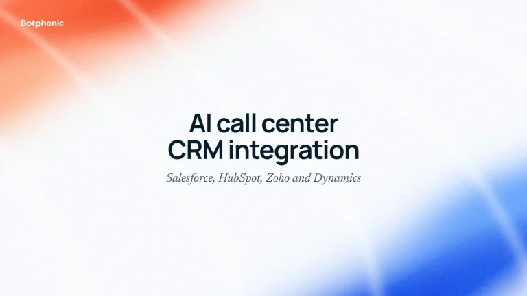 AI Call Center Software for Salesforce, HubSpot, Zoho & Microsoft Dynamics: CRM-First Buying Guide (2026)