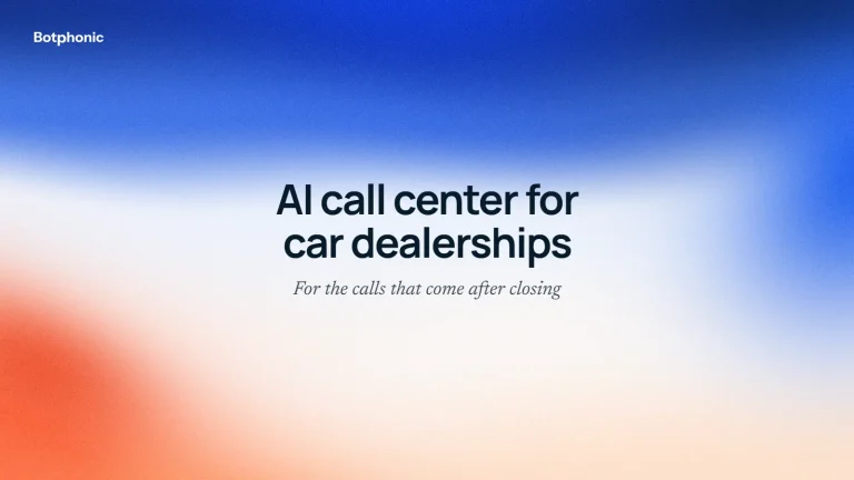 Best AI Call Center Software For Car Dealerships