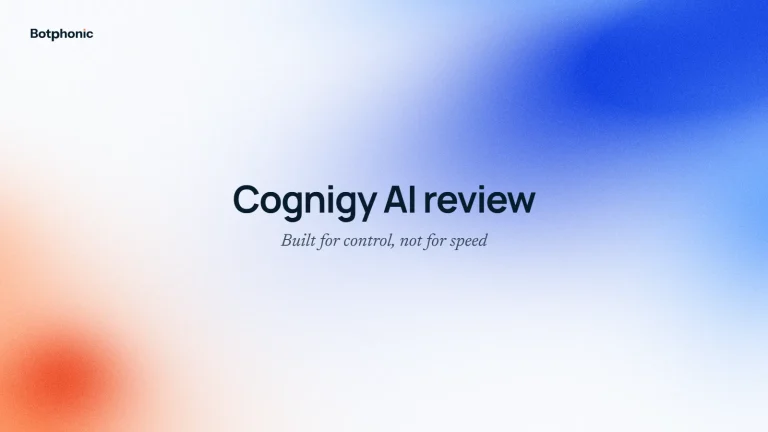 Honest Cognigy AI Review 2026: Built for Control, Not for Speed
