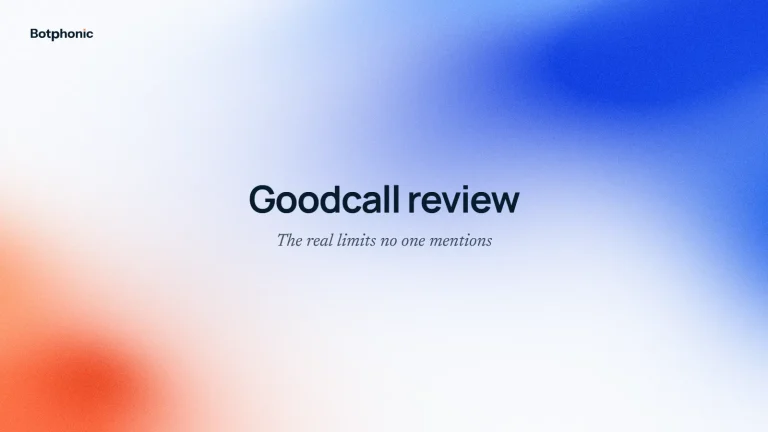 Goodcall Review 2026: Pros, Cons, Features, Pricing, and the Real Limits No One Mentions